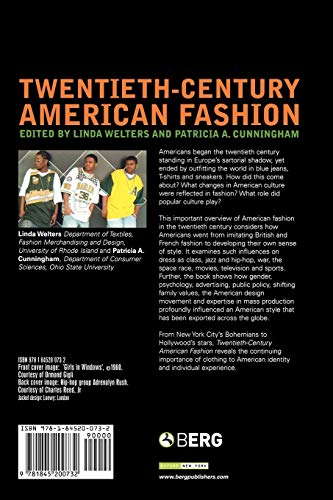 Twentieth-Century American Fashion (Dress, Body, Culture, 6)