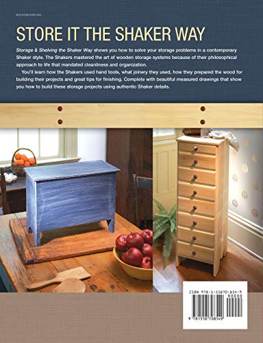 Storage & Shelving: the Shaker Way — back cover