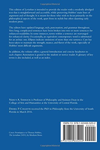 The Essential Leviathan: A Modernized Edition — back cover