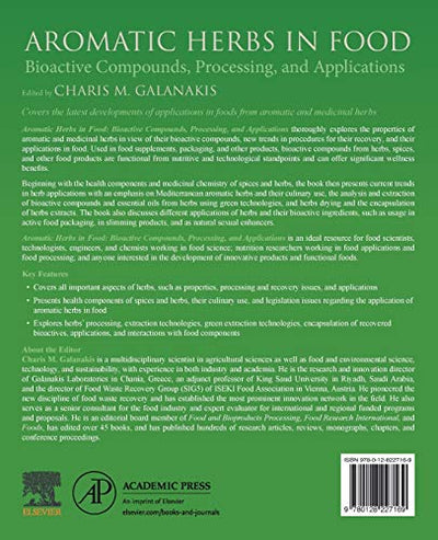 Aromatic Herbs in Food: Bioactive Compounds, Processing, and Applications