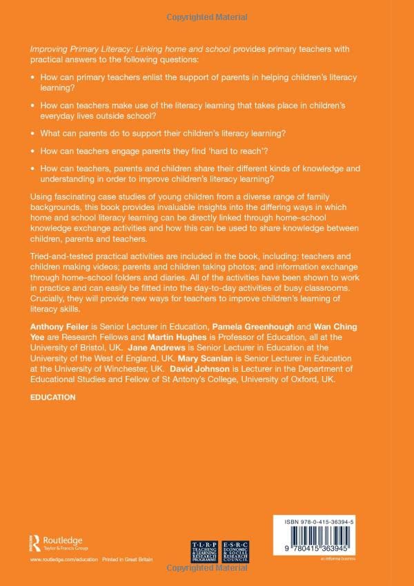 Improving Primary Literacy (Improving Practice (TLRP))