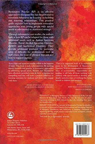 Restorative Practice and Special Needs — back cover