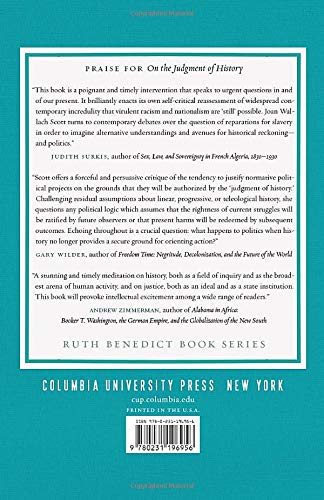 On the Judgment of History (Ruth Benedict Book Series)