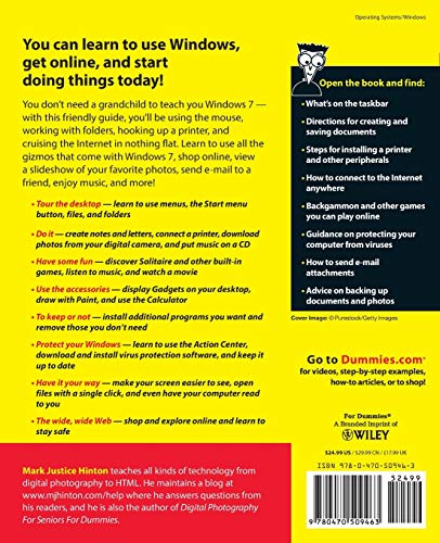 Windows 7 For Seniors For Dummies