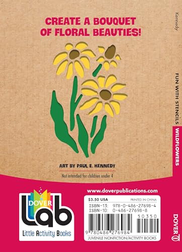 Fun With Wildflowers Stencils (Dover Little Activity Books: Flowers)