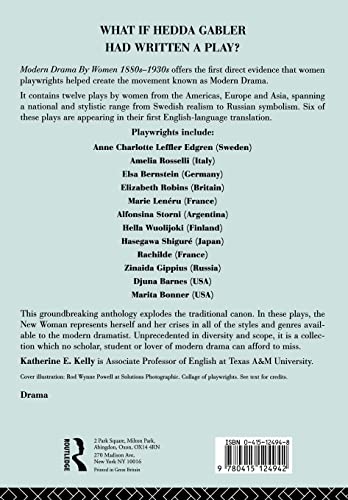 Modern Drama by Women 1880s-1930s