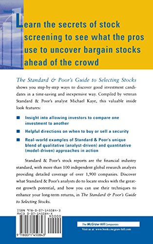 The Standard & Poor's Guide to Selecting Stocks