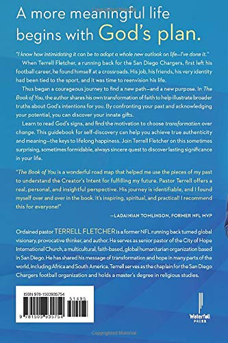 The Book Of You: Discover Gods Plan and Transform Your Future — back cover