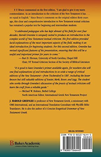 Introduction to New Testament Textual Criticism