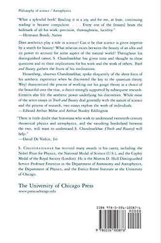 Truth and Beauty: Aesthetics and Motivations in Science by C