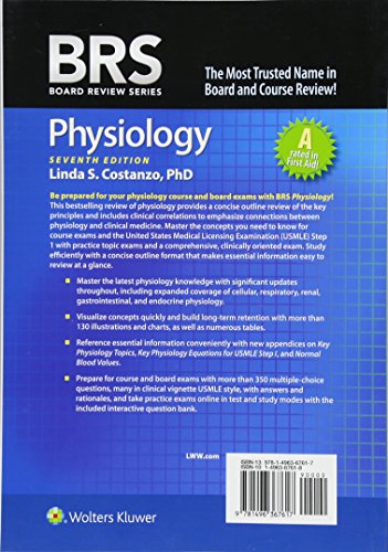 BRS Physiology (Board Review Series)