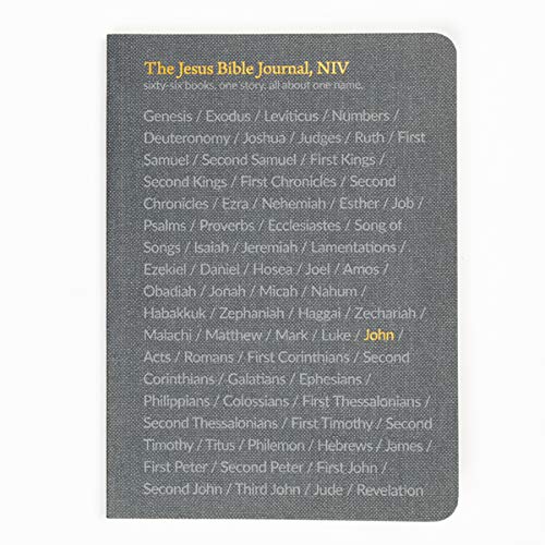 The Jesus Bible Journal, John, NIV, Paperback, Comfort Print