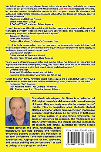 One-Minute Monologues for Teens: 100 Original Monologues (The Young Actor Series)