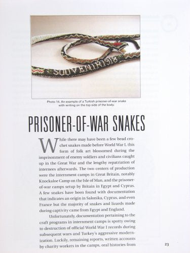 Bead Crochet Snakes: History and Technique