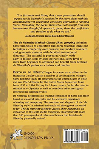 Classic Show Jumping: The de Nemethy Method