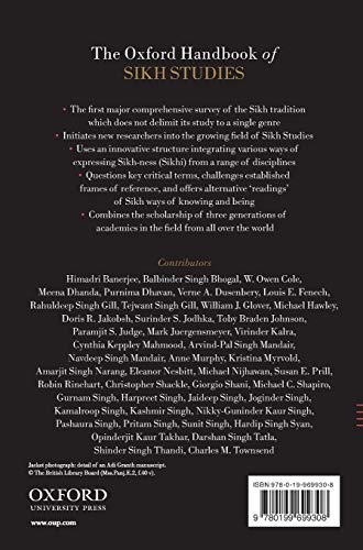 The Oxford Handbook of Sikh Studies (Oxford Handbooks)