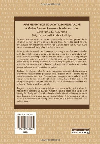 Mathematics Education Research: A Guide for the Research Mathematician