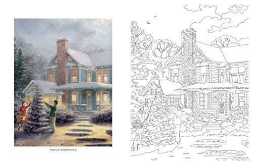 Posh Adult Coloring Book: Thomas Kinkade Peaceful Moments (P