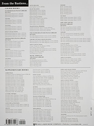 WP17 - Sight Reading Level 2 - Bastien Piano Library — back cover