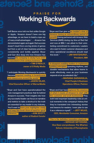 Working Backwards: Insights, Stories, and Secrets from Inside Amazon