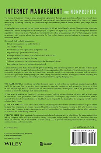 Internet Management for Nonprofits: Strategies, Tools and Trade Secrets