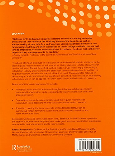 Statistics for K-8 Educators