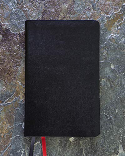 NIV, Thinline Bible, Bonded Leather, Black, Red Letter, Thumb Indexed, Comfort Print