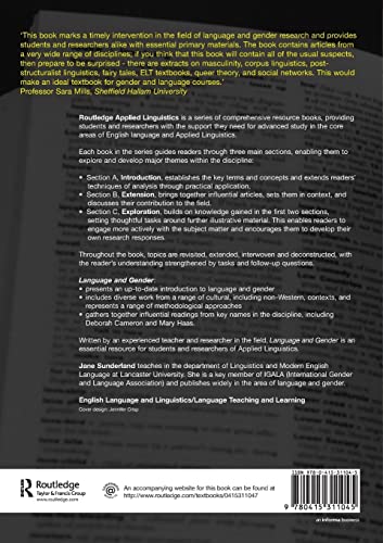 Language and Gender (Routledge Applied Linguistics)