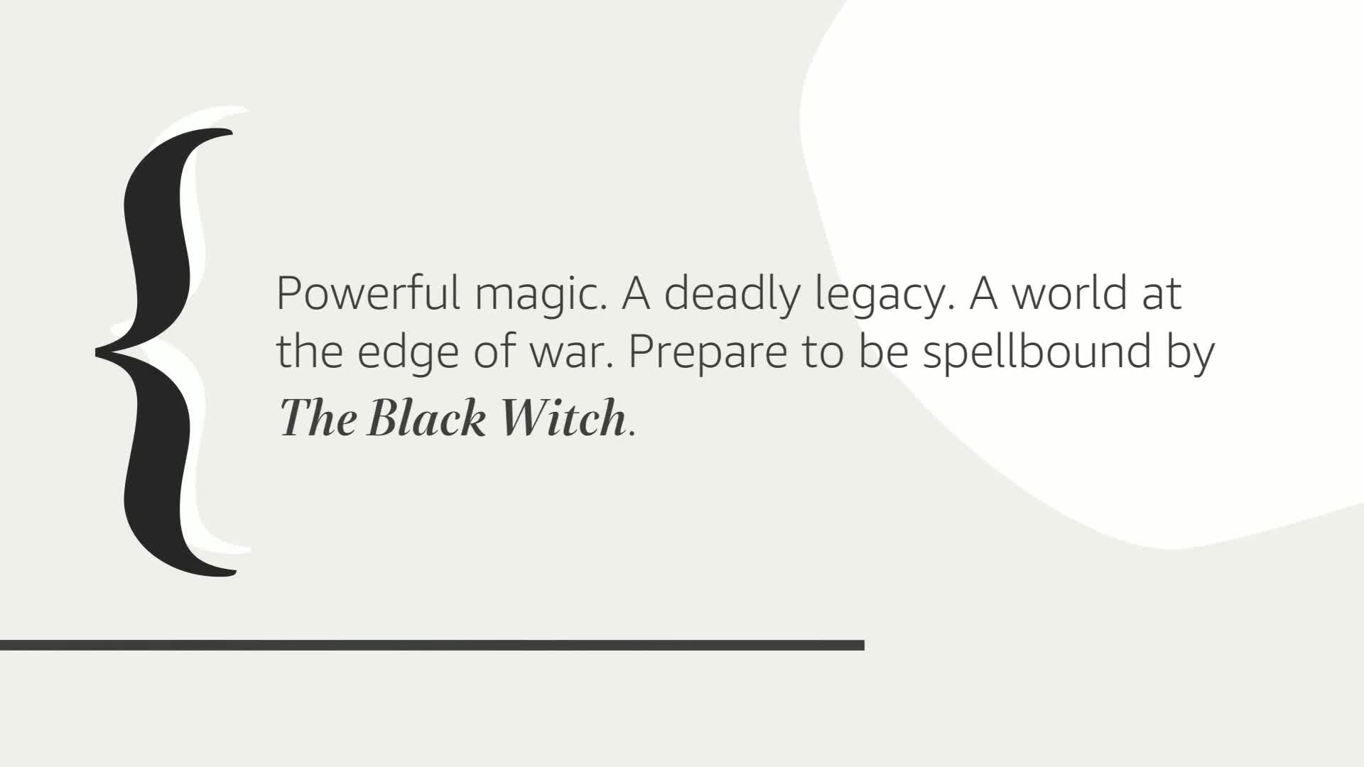 The Black Witch (The Black Witch Chronicles, 1)