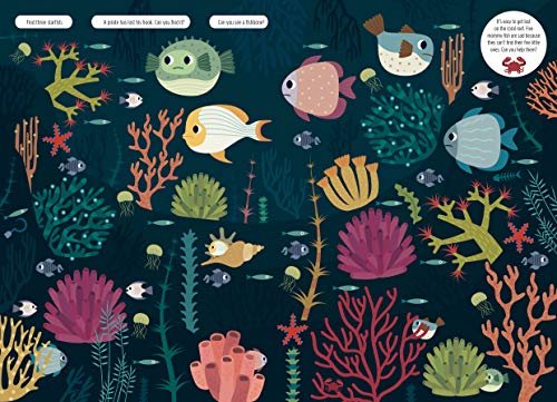 Find Me! Adventures in the Ocean: Play Along to Sharpen Your Vision and Mind (Happy Fox Books) Help Bernard the Wolf Play Hide-and-Seek with Friends; Search for Over 100 Hidden Objects & Animals