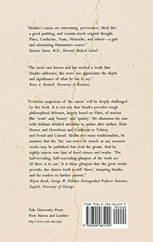 Reclaiming the Canon: Essays on Philosophy, Poetry, and History