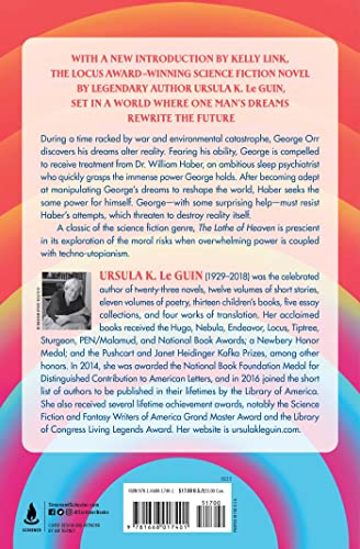 The Lathe Of Heaven — back cover
