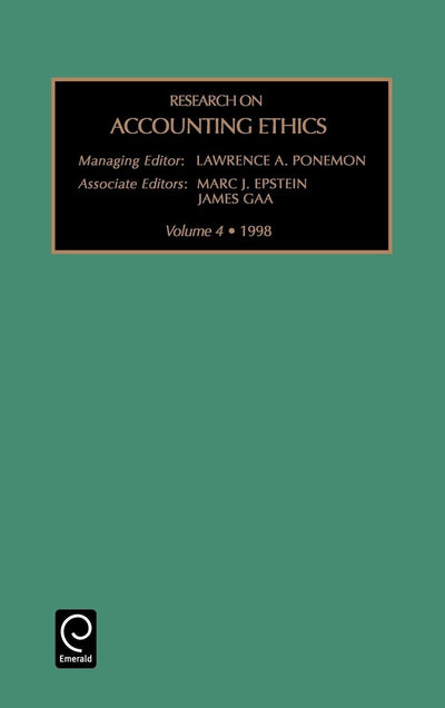 Research on Accounting Ethics (Research on Accounting Ethics, 4)