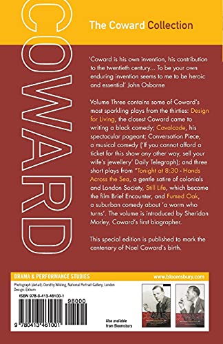 Coward Plays: 3: Design for Living; Cavalcade; Conversation Piece; Tonight at 8.30 (i); Still Life (World Classics)