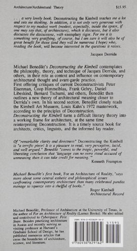 Deconstructing the Kimbell: An Essay on Meaning and Architecture