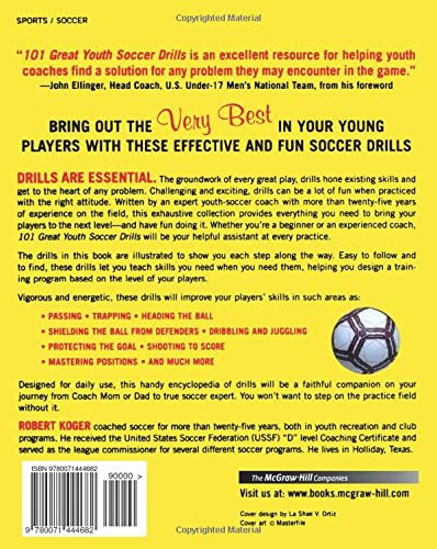 101 Great Youth Soccer Drills: Skills and Drills for Better Fundamental Play