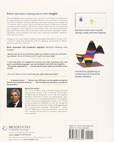 Decision Making with Insight (with Insight.xla 2.0 and CD-ROM)