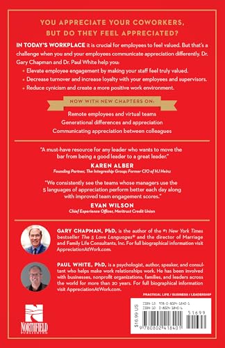The 5 Languages of Appreciation in the Workplace: Empowering Organizations by Encouraging People