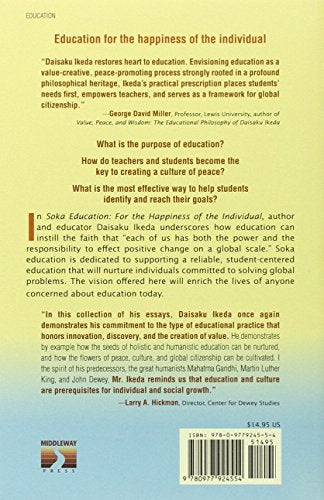 Soka Education: For the Happiness of the Individual