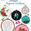 Animal Embroidery Workbook: Step-by-Step Techniques & Patterns for 30 Cute Critters & More (Landauer) Designs include Foxes, Sloths, Hedgehogs, Giraffes, Cats, Chickadees, Pandas, Bees, Flowers & More
