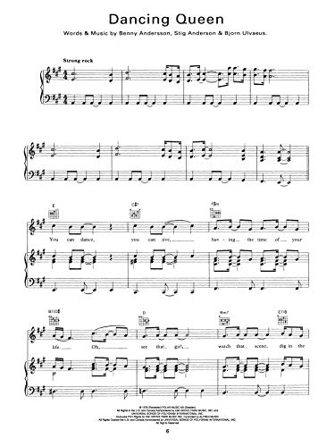 ABBA -- Gold: Greatest Hits (Piano/Vocal/Chords)