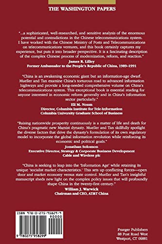 China in the Information Age: Telecommunications and the Dilemmas of Reform