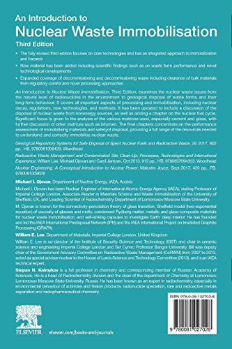 An Introduction to Nuclear Waste Immobilisation