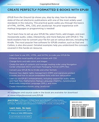 EPUB From the Ground Up: A Hands-On Guide to EPUB 2 and EPUB 3