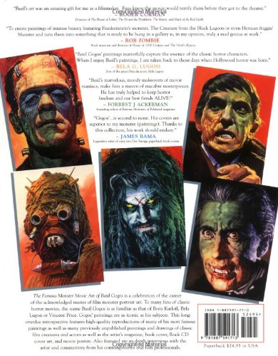 Famous Monster Movie Art Of Basil Gogos