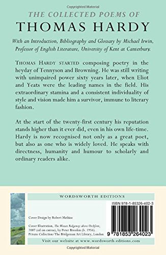 Collected Poems of Thomas Hardy ((Wordsworth Poetry Library)) — back cover
