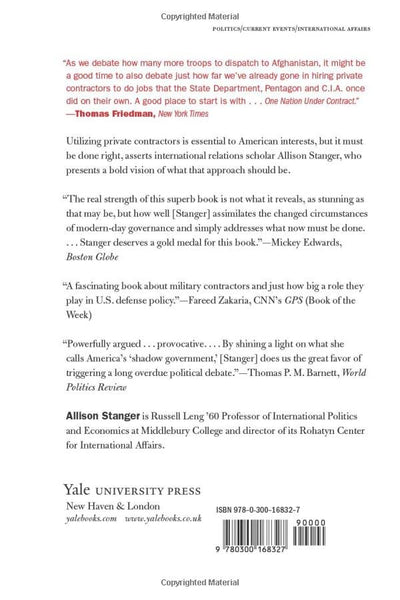 One Nation Under Contract: The Outsourcing of American Power and the Future of Foreign Policy