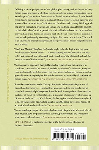 Music and Musical Thought in Early India (Chicago Studies in Ethnomusicology)