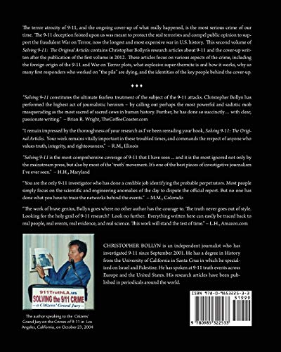 Solving 9-11: The Original Articles: Volume II — back cover