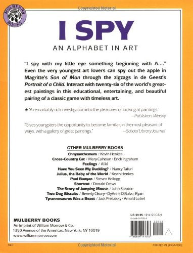 I Spy: An Alphabet in Art (Mulberry Paperback Book)